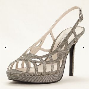 Touch of Nina Slingback Sparkly Heel- Sz 8M